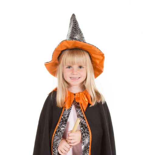Children's Witch Cape And Hat Set - Image 2