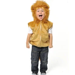 Children's Lion Fancy Dress Zip Top -Dreamy Outfits Shop 1208 Lion