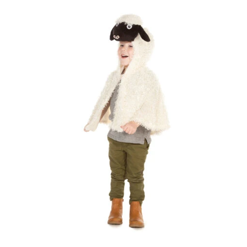 Children's Sheep Dress Up Cape - Image 4