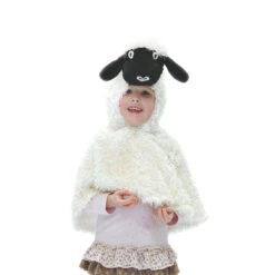 Children's Sheep Dress Up Cape -Dreamy Outfits Shop 1286 Sheep Cape