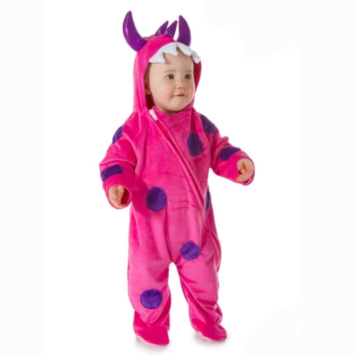 Baby Monster Costume - Pink Monster - Image 2