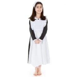 Victorian Housemaid Dress And Hat - Downton -Dreamy Outfits Shop 1385 Downton Housemaid