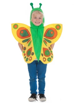 Children's Butterfly Fancy Dress Tabard - Yellow