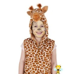 Children's Giraffe Fancy Dress Zip Top
