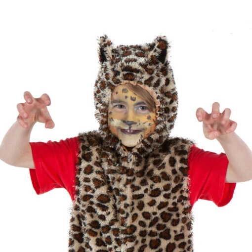 Children's Leopard Fancy Dress Zip Top - Image 2