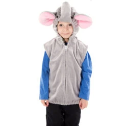 Children's Elephant Fancy Dress Zip Top