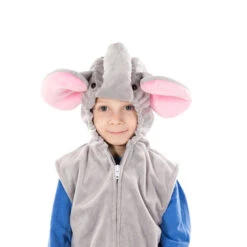 Children's Elephant Fancy Dress Zip Top -Dreamy Outfits Shop 1680 Elephant Zip top 1