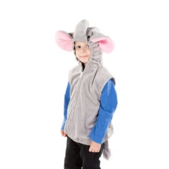 Children's Elephant Fancy Dress Zip Top -Dreamy Outfits Shop 1680 Elephant zip top