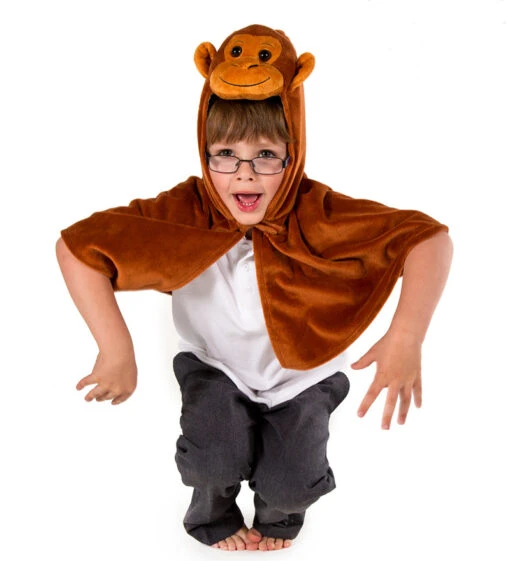 Children's Monkey Fancy Dress Cape - Image 2
