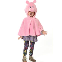 Children's Pig Fancy Dress Cape