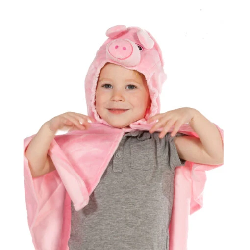 Children's Pig Fancy Dress Cape - Image 3