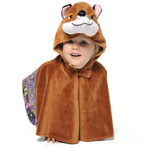 Children's Fox Fancy Dress Cape - Image 3