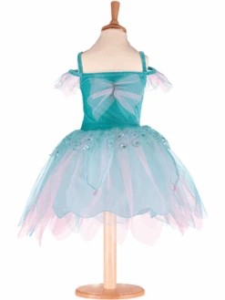 Children's Aqua Fairy Dress -Dreamy Outfits Shop Aqua Fairy back1