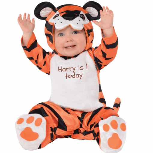 AMSCAN Personalised Baby Tiger Costume