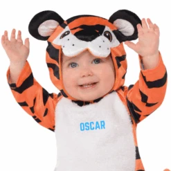AMSCAN Personalised Baby Tiger Costume -Dreamy Outfits Shop BabyTiger Oscar
