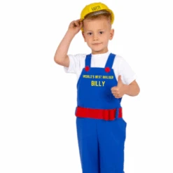 Children's Builder And Handyman Costume - Personalised -Dreamy Outfits Shop Builder World sbest