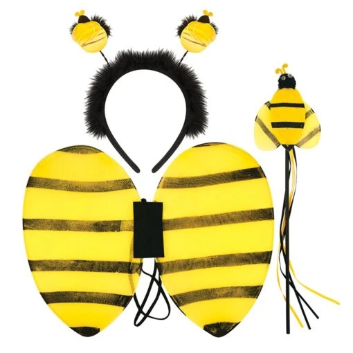 Bumblebee Wings, Headband & Wand Set