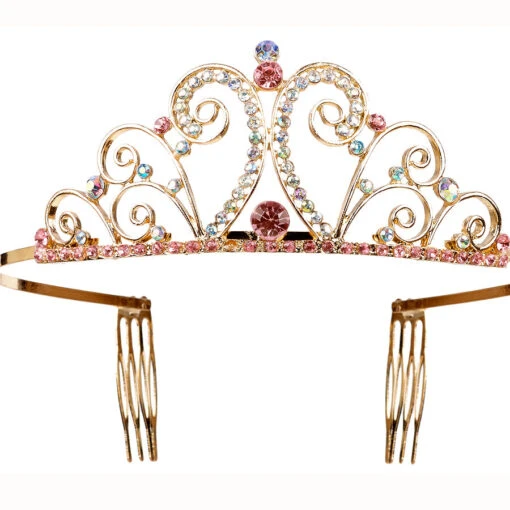 AMSCAN Gold Jewelled Tiara - Image 2
