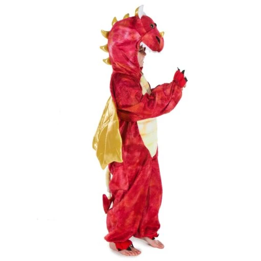 Children's Red Dragon Costume - Image 6