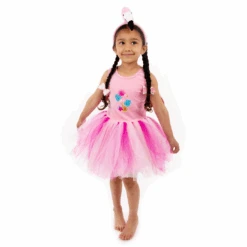 Children's Flamingo Tutu Dress With Headband