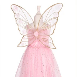 Floral Fairy Dress With Wings -Dreamy Outfits Shop FloralFair wings
