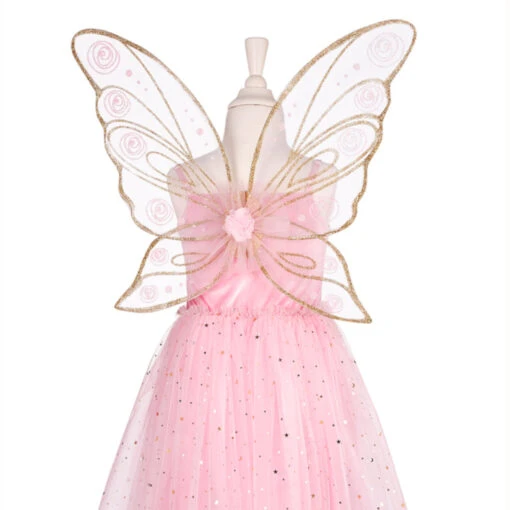Floral Fairy Dress With Wings - Image 3