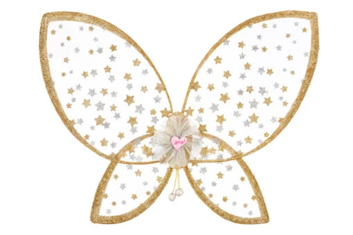 Gold Sparkle Fairy Wings