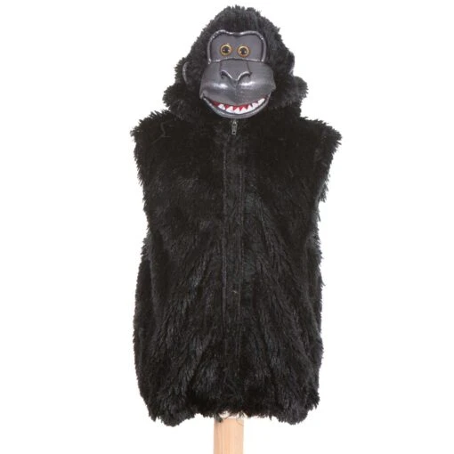 Children's Gorilla Fancy Dress Zip Top