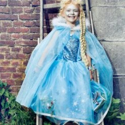 Blue Ice Queen Dressing Up Cape