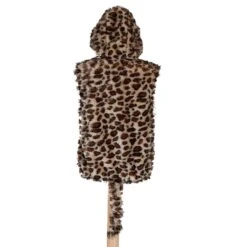 Children's Leopard Fancy Dress Zip Top -Dreamy Outfits Shop Leopard Fancy Dress Zip Top Reverse