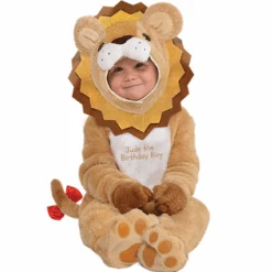 AMSCAN Personalised Baby Lion Costume- Little Roar