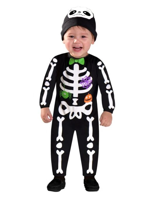 Little Bitty Bones Skeleton Costume- Toddler - Image 2