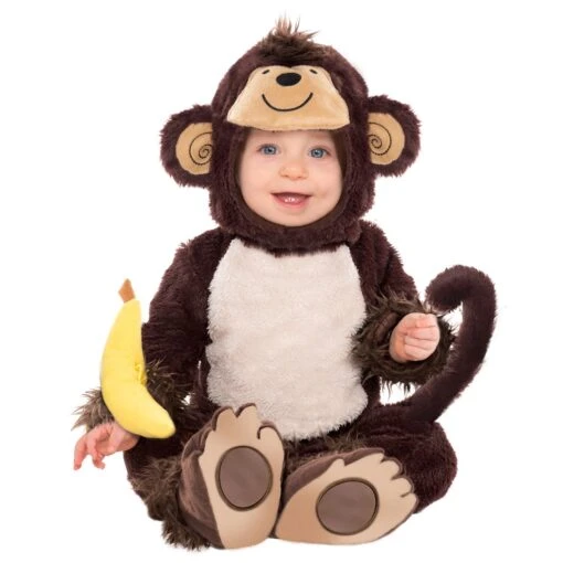 AMSCAN Baby Monkey Costume - Monkey Around