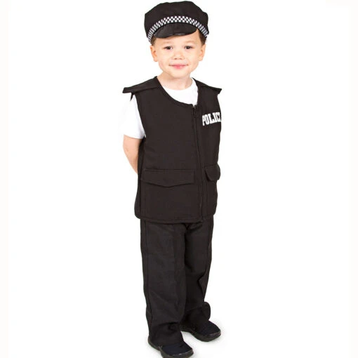 Children's Police Officer Costume - Image 3