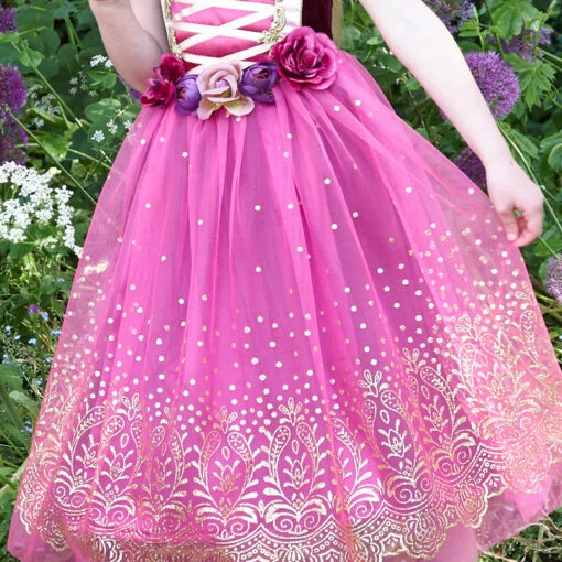 Plum Princess Dress - Image 4