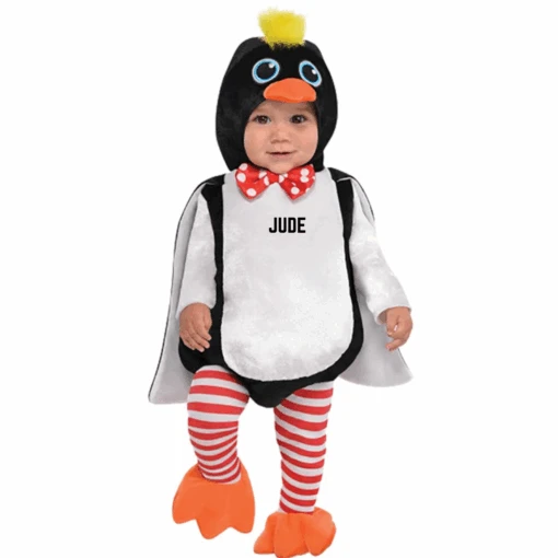 AMSCAN Baby Penguin Costume -Personalised - Waddles The Penguin