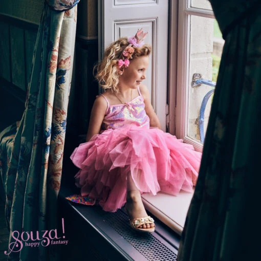 Pink Fairy Dressing Up Costume - Image 5
