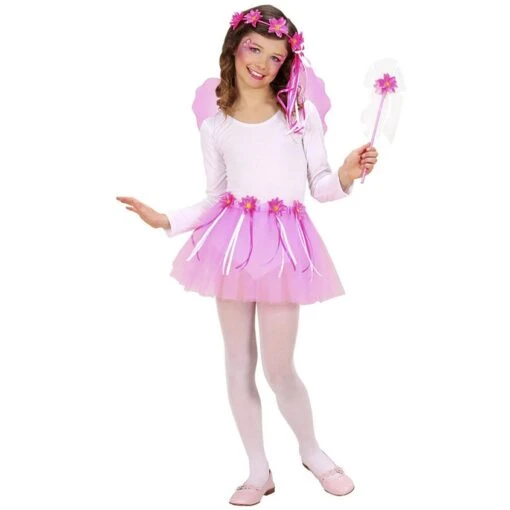 Pink Flower Fairy Accessory Set -4 Pc - Image 2