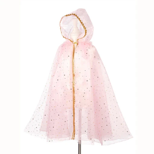 Pink And Gold Sparkle Dressing Up Cape - Image 2