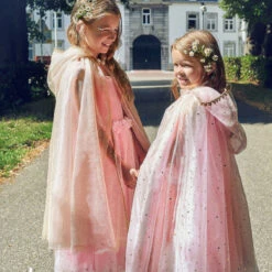 Pink And Gold Sparkle Dressing Up Cape
