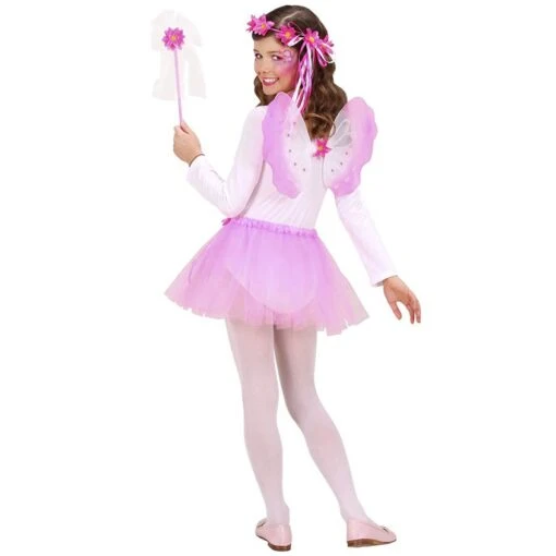 Pink Flower Fairy Accessory Set -4 Pc - Image 3