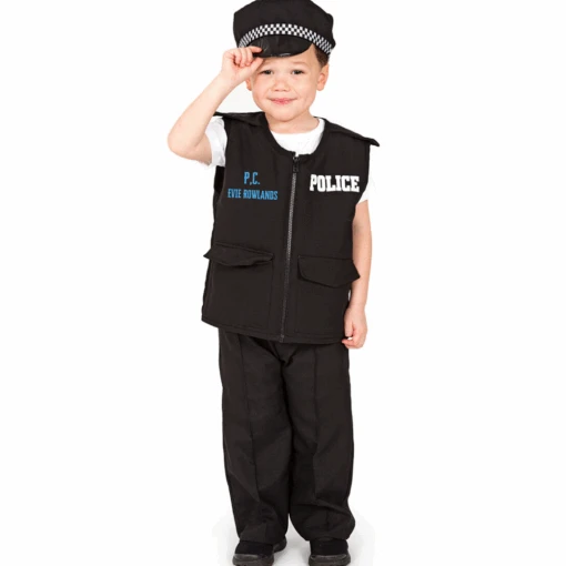 Personalised Children's Police Officer Costume