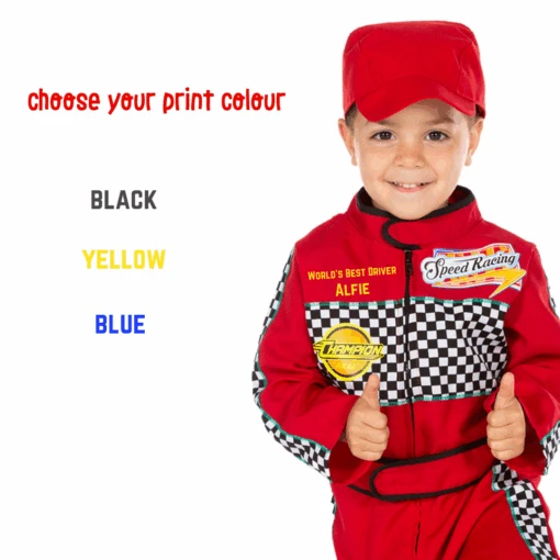 Racing Driver Costume - Personalised - Image 2