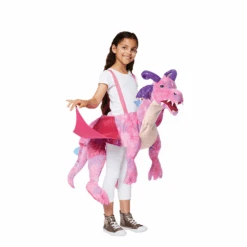Children's Ride On Pink Dragon