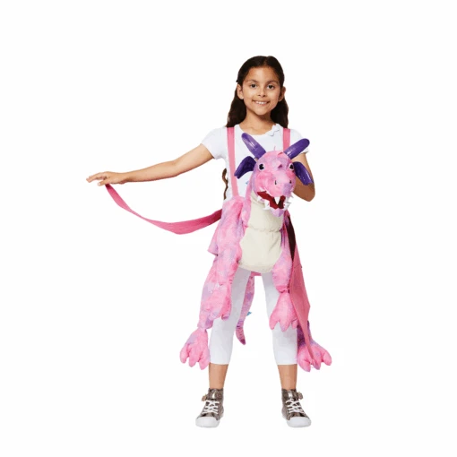 Children's Ride On Pink Dragon - Image 2