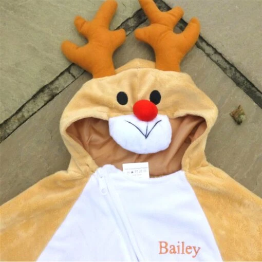 Personalised Rudolph Reindeer Fancy Dress Costume - Image 6