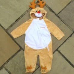 Personalised Rudolph Reindeer Fancy Dress Costume -Dreamy Outfits Shop Rudolph 3