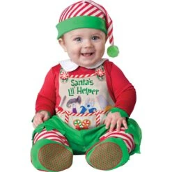 Santa's Elf Baby Fancy Dress Costume -Dreamy Outfits Shop Santas Lil Helper