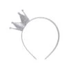 AMSCAN Princess Crown Headband- Silver -Dreamy Outfits Shop Silver Crown Headband 1