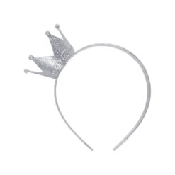 AMSCAN Princess Crown Headband- Silver